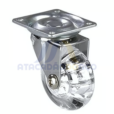 Rodizio Gel Girat. Transp. S/ Trava (75mm)