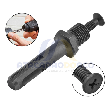 Adaptador SDS Plus P/ Mandril - 1/2 (Sigma)