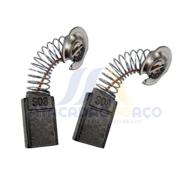 Carvão P/ S. Marmore/Lixadeira/S. Circular Makita (Ref. 406)