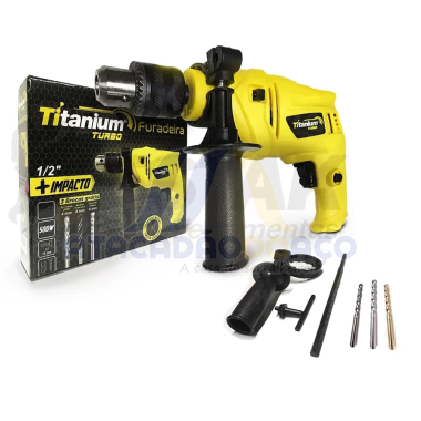 Furadeira Turbo 1/2 500W 127V (Titanium)
