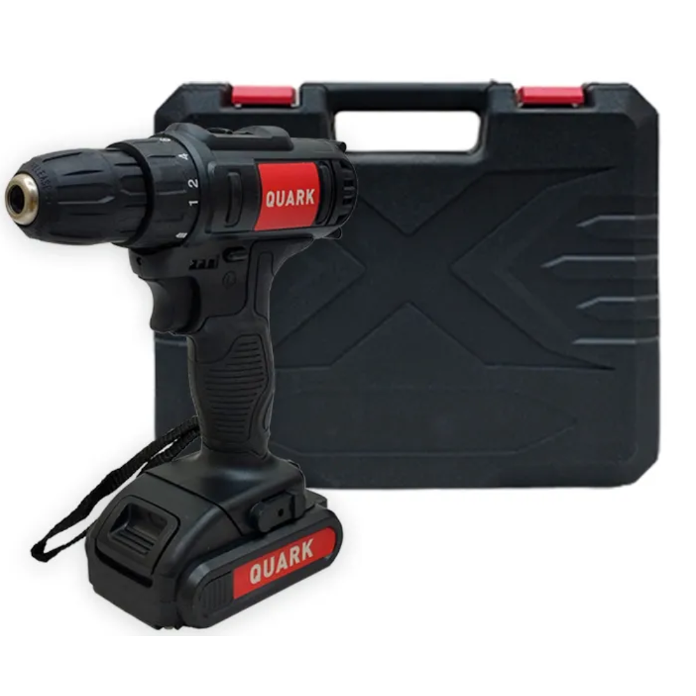 Furadeira/Paraf. S/Fio 12V C/Malet (Quark)