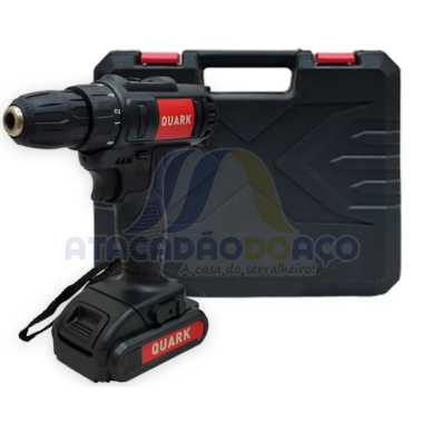 Furadeira/Paraf. S/Fio 12V C/Malet (Quark)