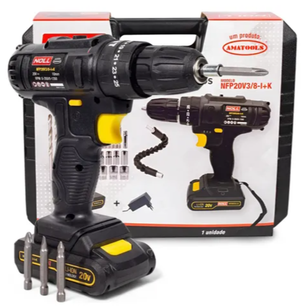 Parafusadeira/Furadeira de Impacto - 3/8 20V (Noll)