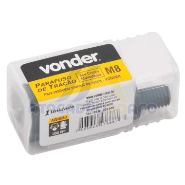 Parafuso Tração M- 8 P/Rebitador Man. (Vonder)