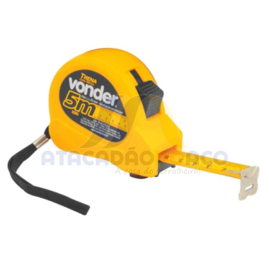 Trena De Aço 5mt x 19mm C/Trava (Vonder)