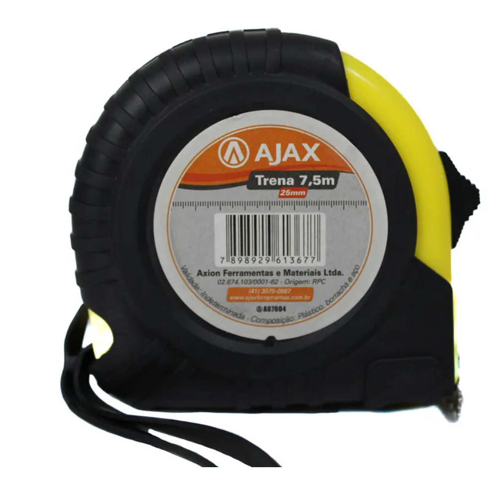 Trena De Aço Embor. 7,5mt x 25mm (Ajax)