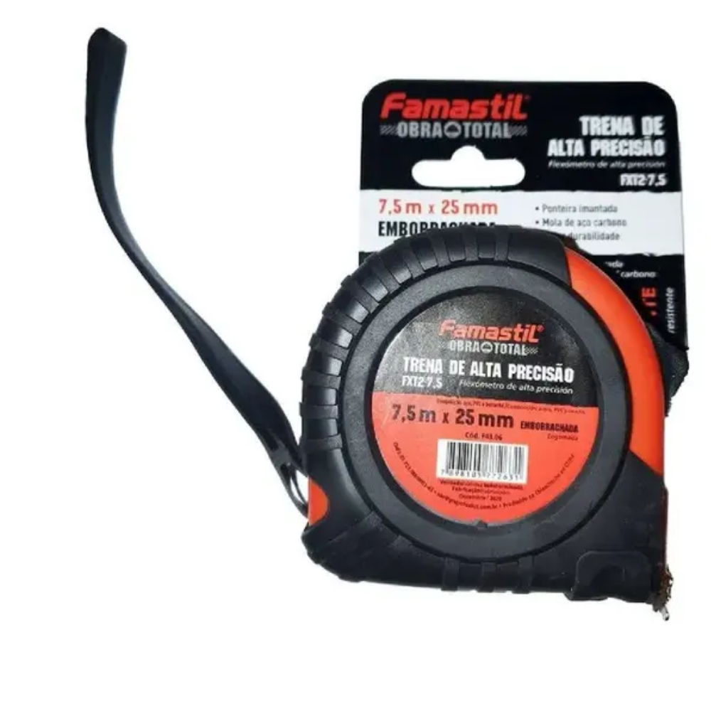 Trena De Aço Embor. 7,5mt x 25mm (Famastil)