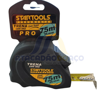 Trena de Aço 7,5mt x 25mm C/Trava (Startools)