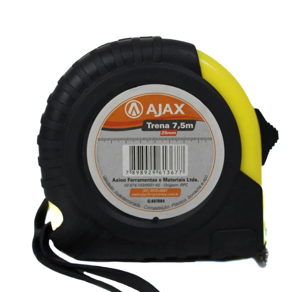 Trena De Aço 7,5mt x 25mm (Ajax)