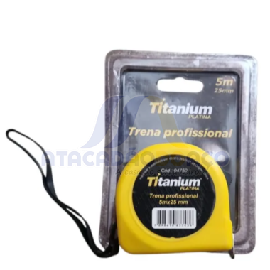 Trena De Aço 5mt x 25mm (Titanium)