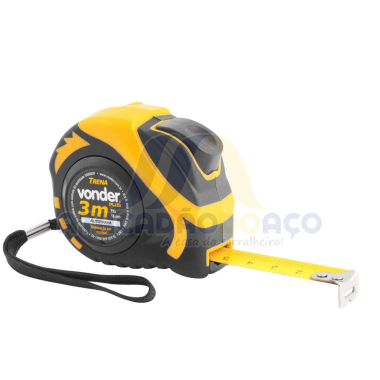 Trena De Aço embor. 3mt x 16mm AutoTrava (Vonder)