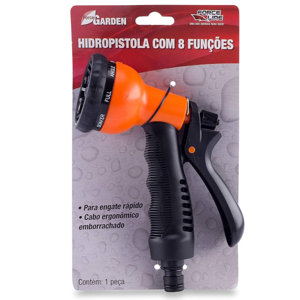 Hidropistola C/ 8 Funçoes (Force Line)